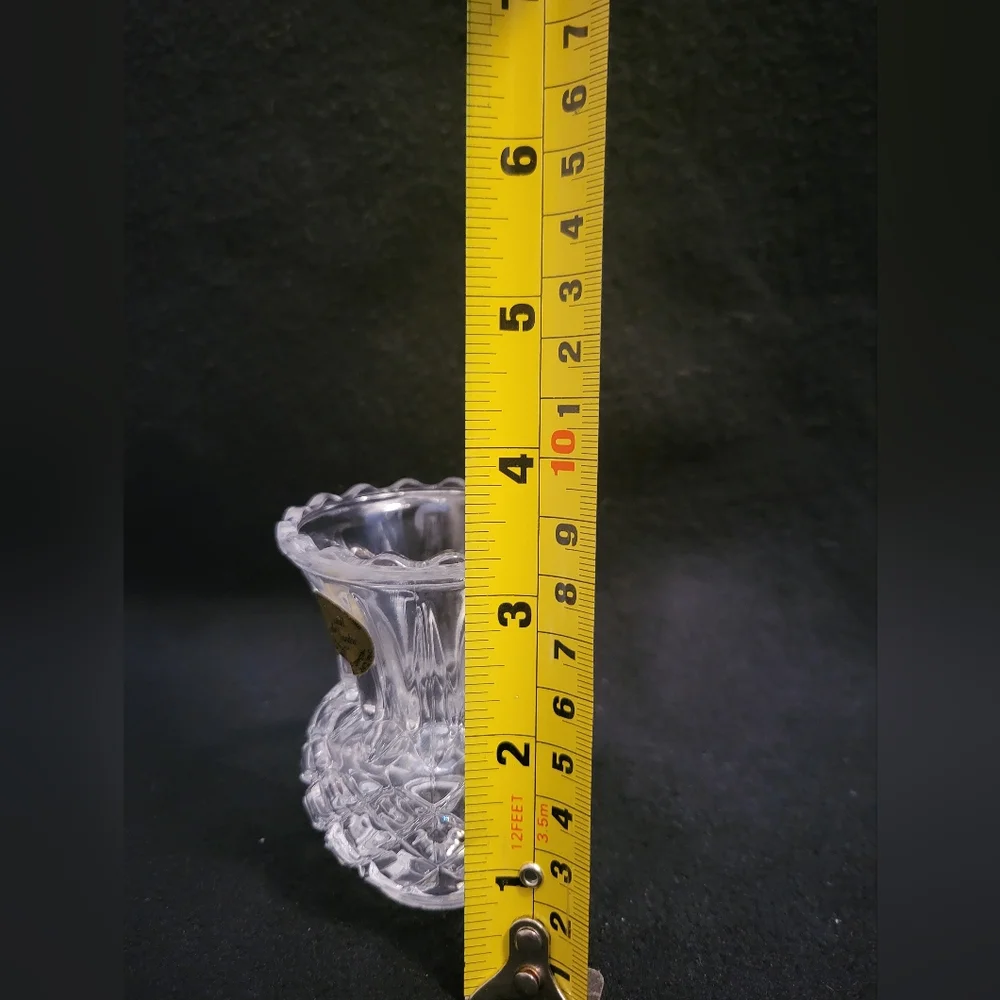 Princess House Lead Crystal Toothpick Holder